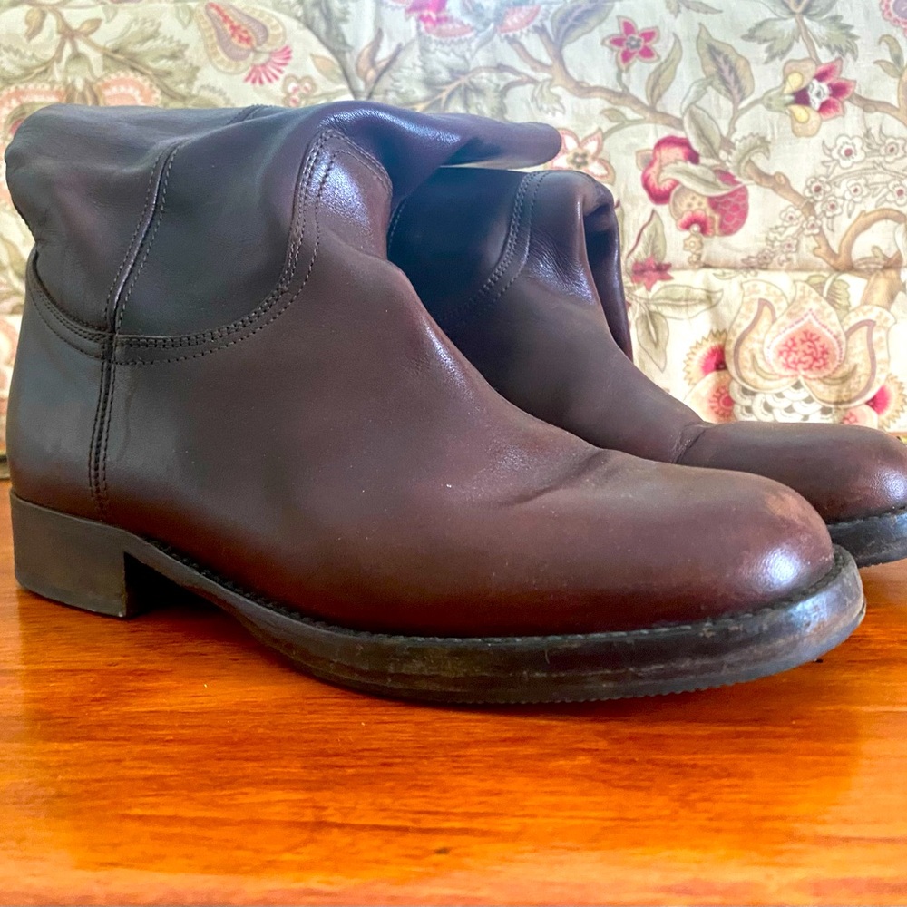 Brown boots made in Italy